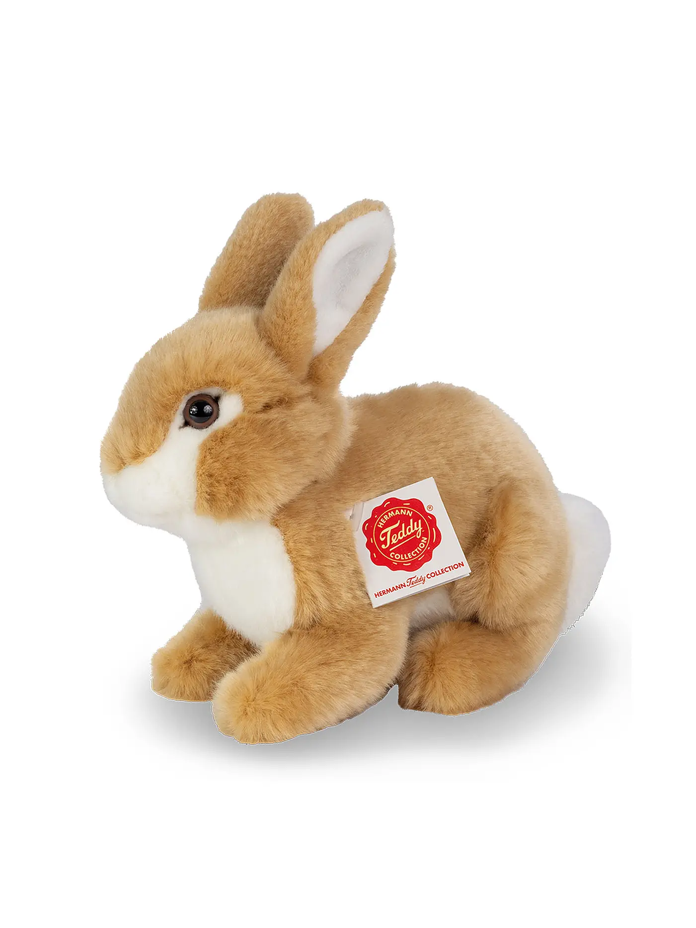 HERMANN TEDDY | Plüschtier - Hase sitzend beige 20cm | 